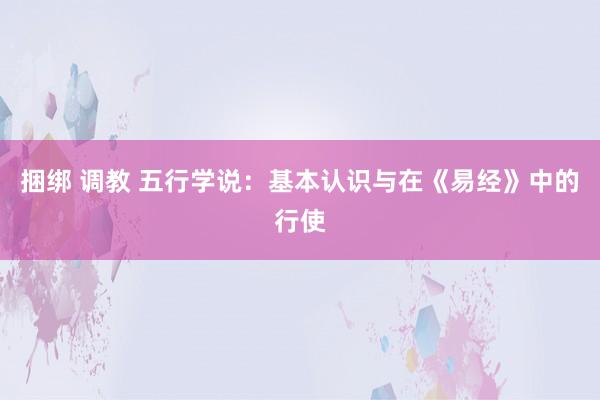 捆绑 调教 五行学说：基本认识与在《易经》中的行使